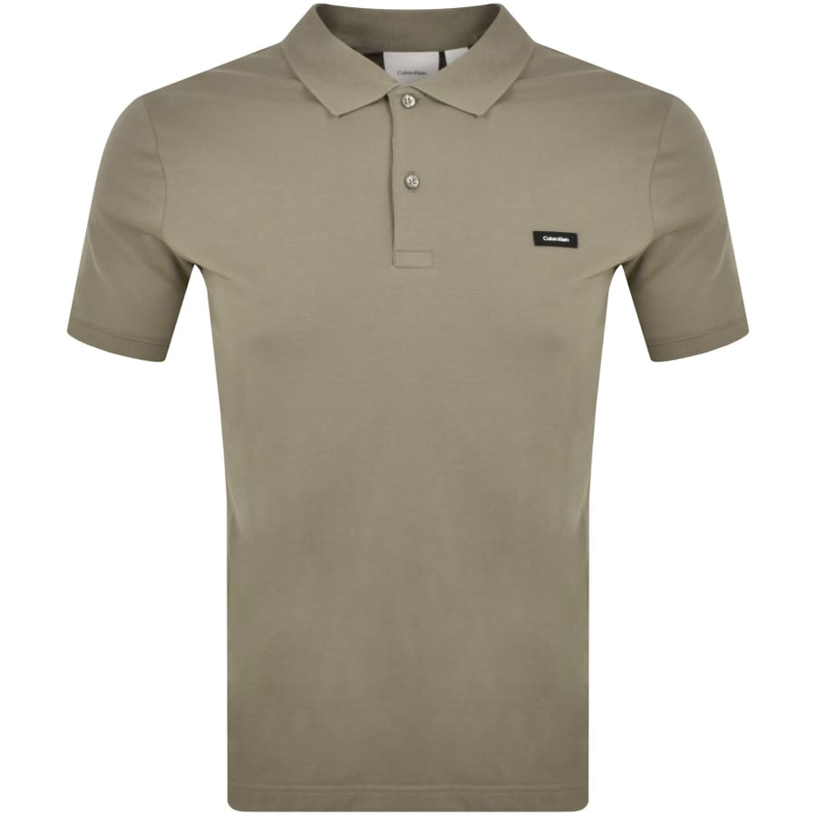 Calvin Klein Slim Fit Polo T Shirt Brown